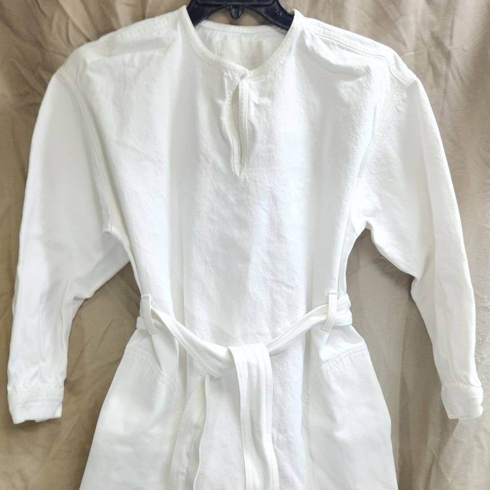 Women's Citizens of Humanity DARA DRESS White Denim Belted Dress size S